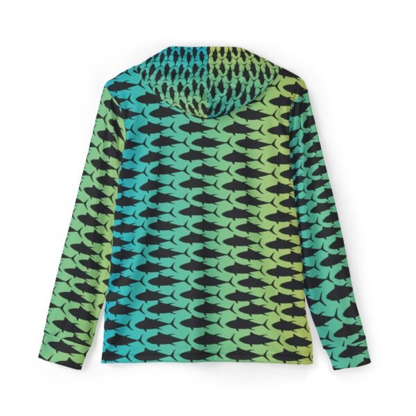 Color Tuna Print Sports Hoodie - UPF 50+ - Image 2