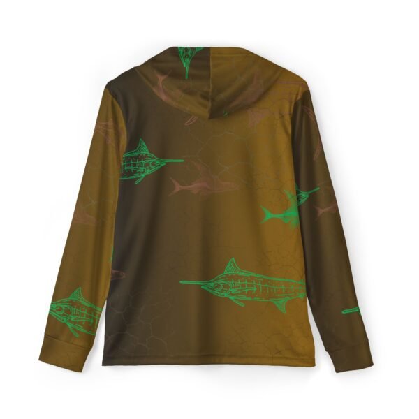 Marlin Print Sports Hoodie UPF 50+ - Image 2