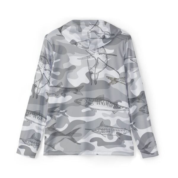 Camo Fish Print Sports Hoodie UPF 50+ - Image 2