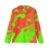 Red/Green Splash Sports Hoodie UPF 50 - Image 2