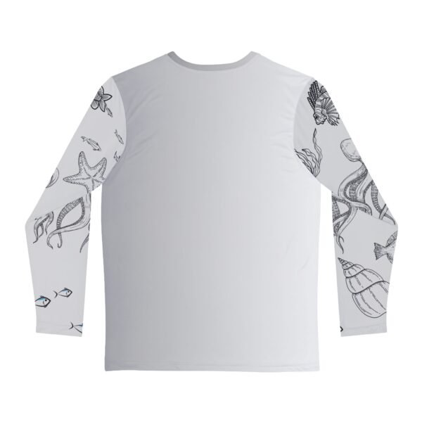 Grey Nautical Print Long Sleeve Shirt - Image 2