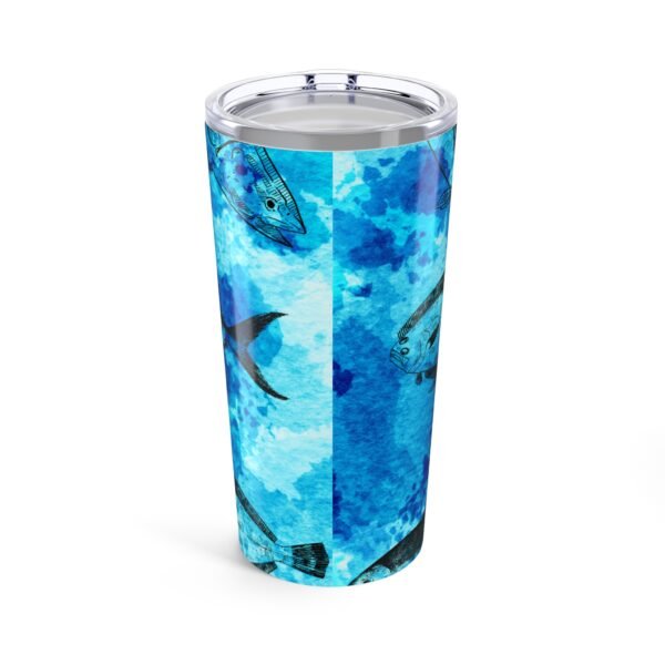 Underwater Fish Print 20oz Tumbler - Image 3