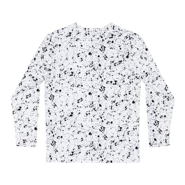 White Black Splash Long Sleeve Shirt - Image 2