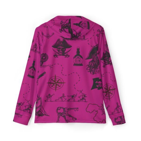 Pirate Life Purple Sports Hoodie UPF 50+ - Image 2