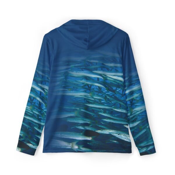 Blue Fish Unisex Sports Hoodie UPF 50+ - Image 2