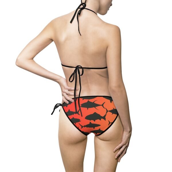 Orange Fish Shadow Bikini Swimsuit - Image 3