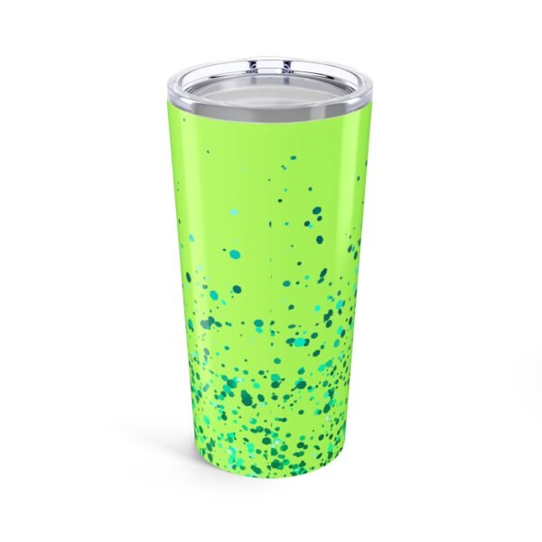 Green Bubble Print 20oz Tumbler - Image 2