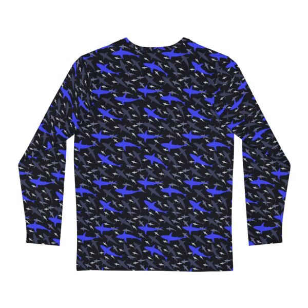 Blue Shark  Long Sleeve Shirt - Image 2