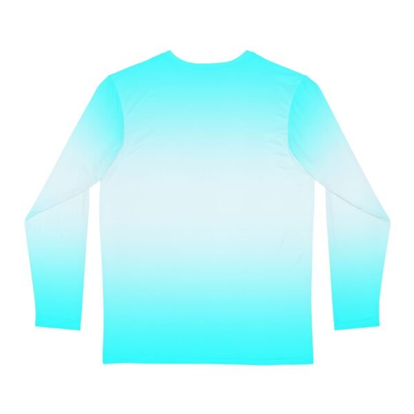 White and Blue Hombre Long Sleeve Shirt - Image 2