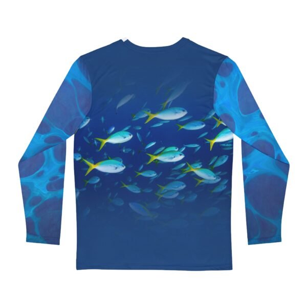 Blue Fish Prin Long Sleeve Shirt - Image 2