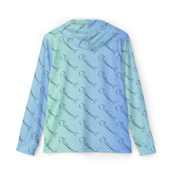 Fish Bones Print Sports Hoodie - 50+ - Image 2