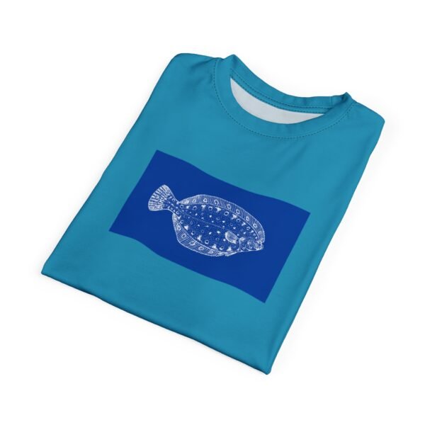 Fluke Flag Design Unisex Tee - Image 5