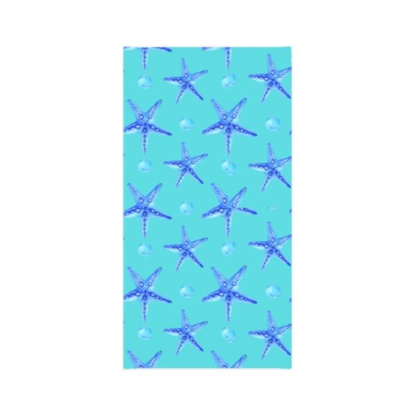 Blue Starfish Print Neck Gaiter