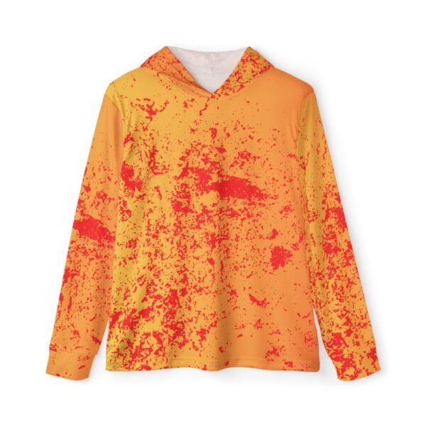 Orange/Red Splash Sports Hoodie UPF 50