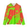 Red/Green Splash Sports Hoodie UPF 50