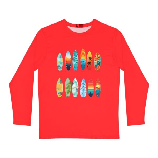 Red Surfs Up Unisex Long Sleeve Shirt