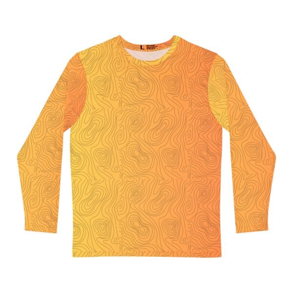 Orange Squiggle Unisex Long Sleeve Shirt