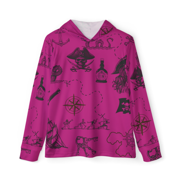 Pirate Life Purple Sports Hoodie UPF 50+