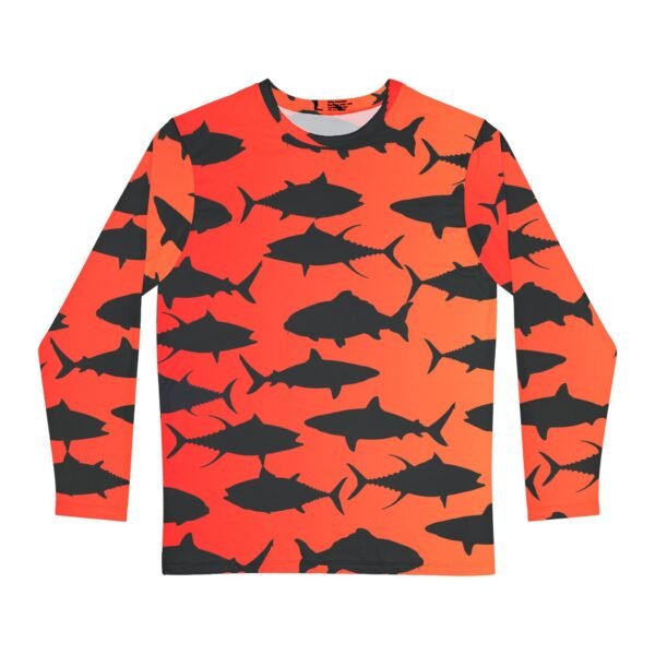 Red-Shadow Fish Long Sleeve Shirt