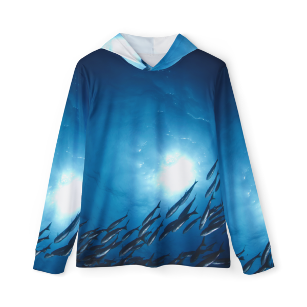Deep Sea Unisex Purple Sports Hoodie
