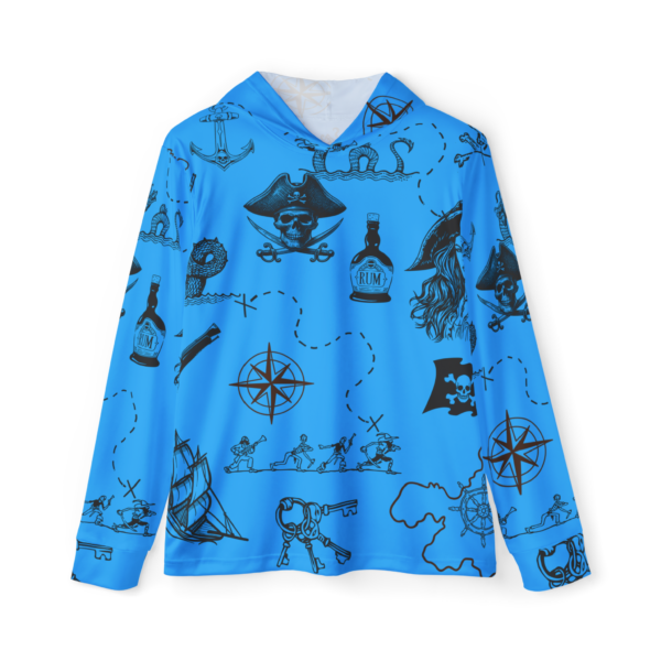 Blue Pirate Life Sports Hoodie UPF 50+