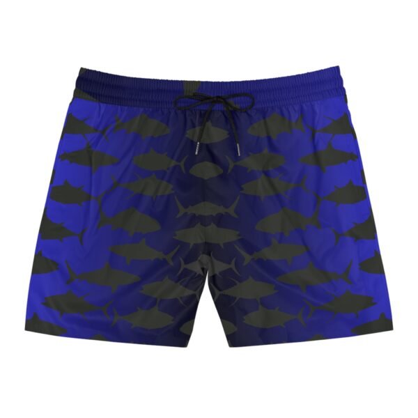 Blue Fade Fish Swim Shorts