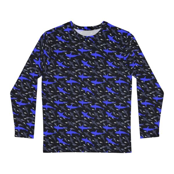 Blue Shark  Long Sleeve Shirt