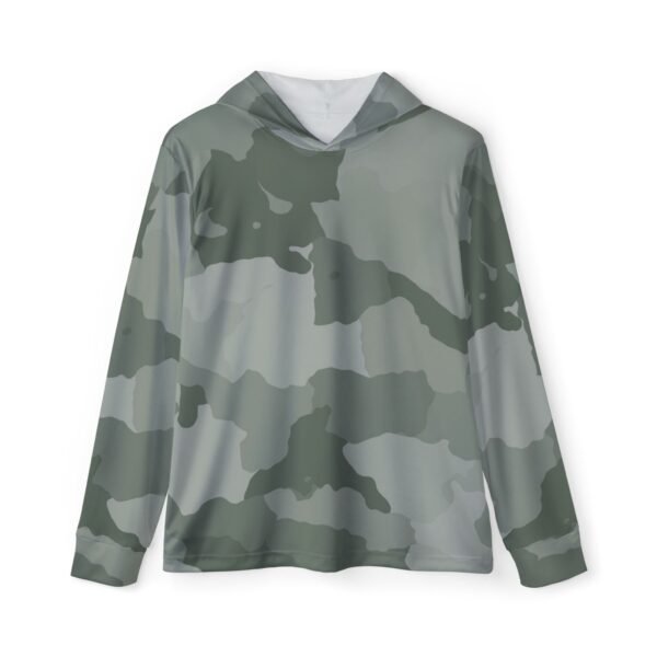 Grey Camo Unisex Sports Hoodie - UPF 50+