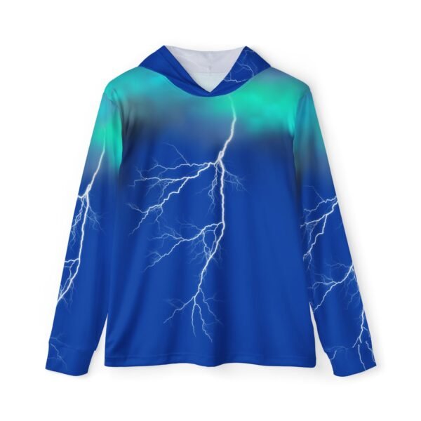 Lighting Print Sports Hoodie - UPF 50+