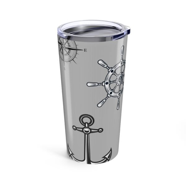 Nautical Print 20oz Tumbler - Image 2