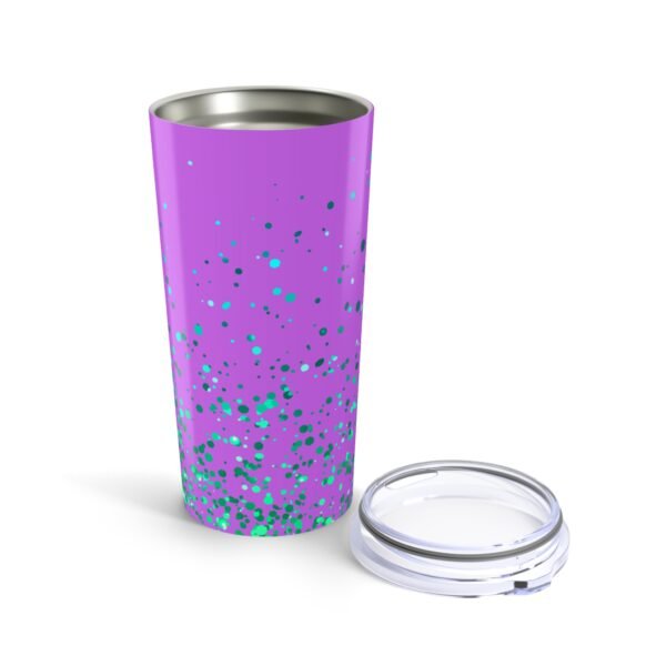 Purple Bubble Print 20oz Tumbler