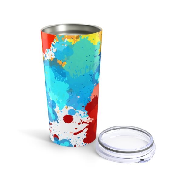 Multi Color Print 20oz Tumbler - Image 3