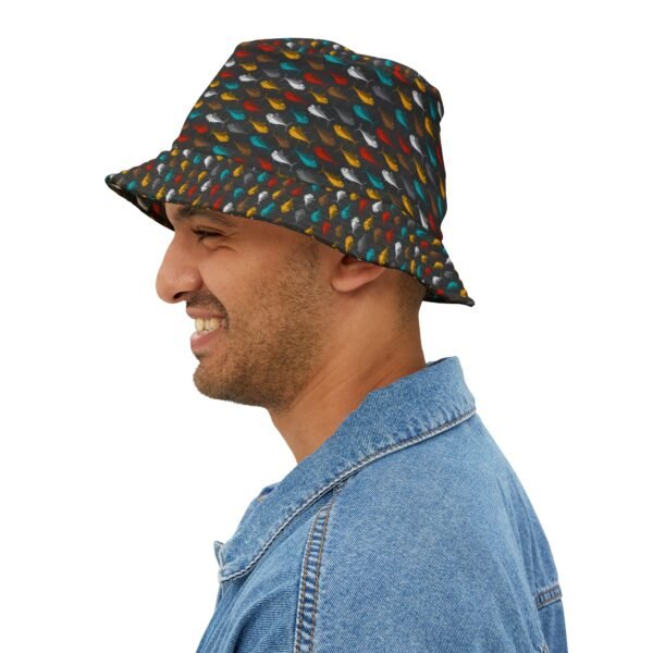 Bucket Hat - Colorful Minnows - Image 3