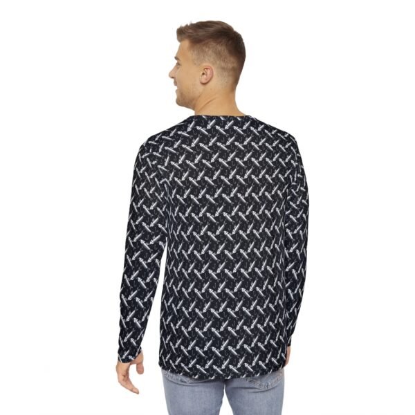 Cross Hook Fish Print Long Sleeve Shirt - Image 4