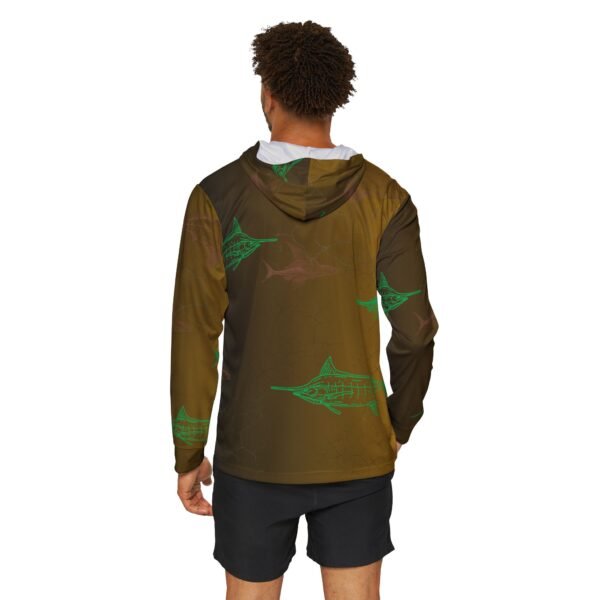 Marlin Print Sports Hoodie UPF 50+ - Image 4