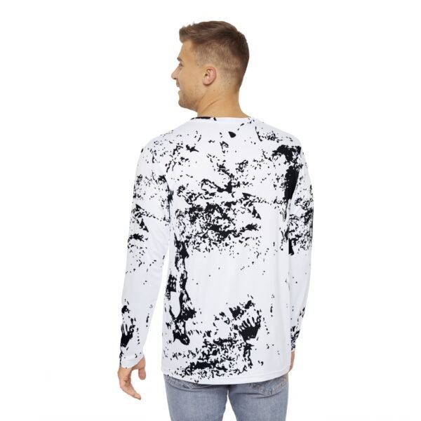 Snow Camo Print Unisex Long Sleeve Shirt - Image 4
