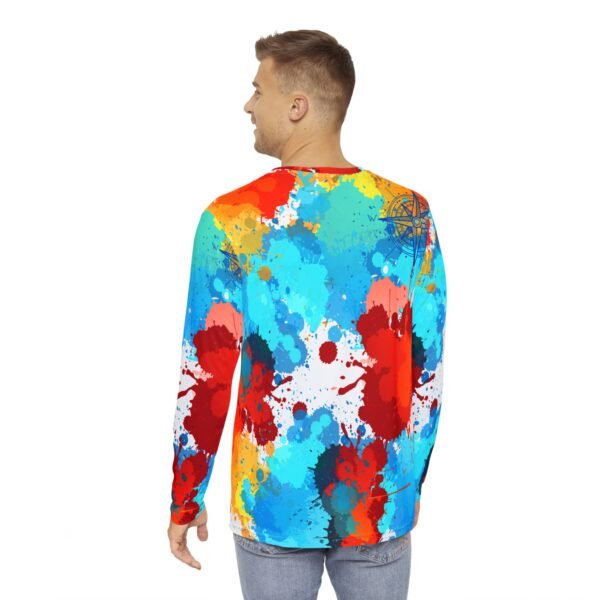 Color Splash Unisex Long Sleeve Shirt - Image 4