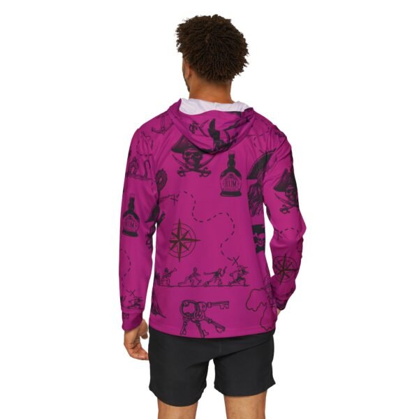 Pirate Life Purple Sports Hoodie UPF 50+ - Image 4