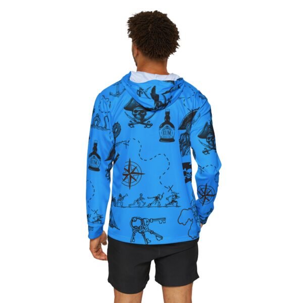 Blue Pirate Life Sports Hoodie UPF 50+ - Image 4