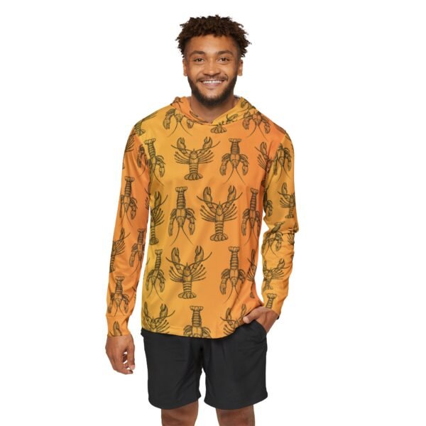 Lobster Print Sports Hoodie UPF 50+ - Image 3