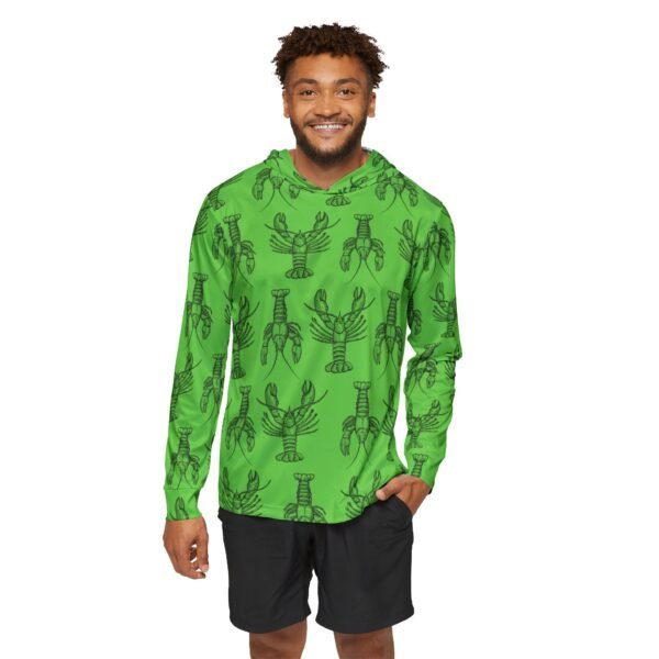 Lobster Print Sports Hoodie UPF 50+ - Image 3