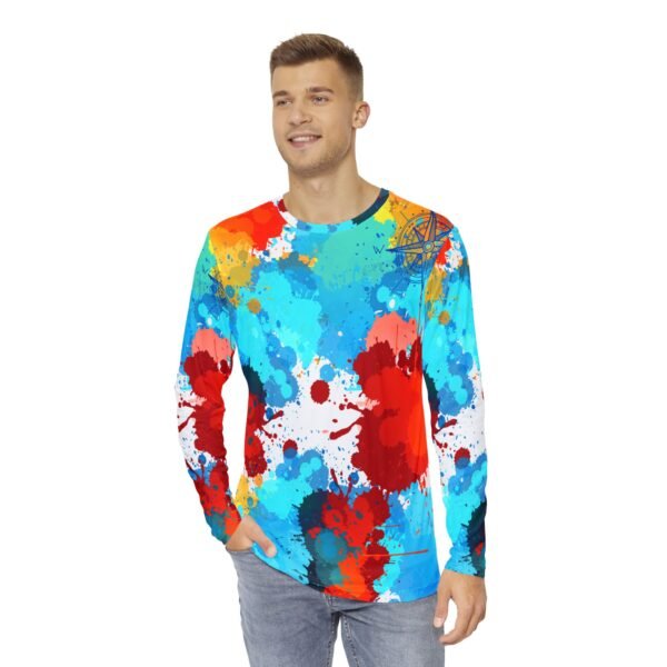 Color Splash Unisex Long Sleeve Shirt - Image 3