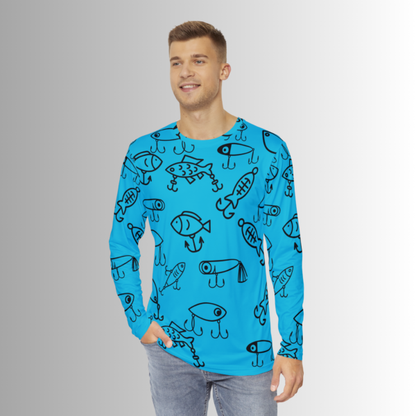 BlueLure Print Unisex Long Sleeve Shirt - Image 3