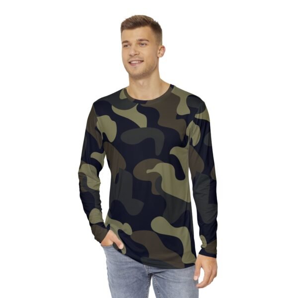 Forest Camo Print Long Sleeve Shirt - Image 3