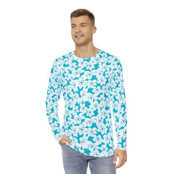 Flower Print Long Sleeve Shirt - Image 3